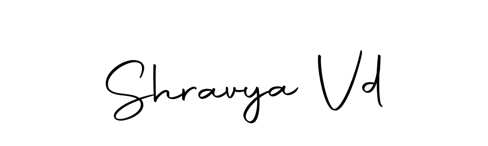 Make a beautiful signature design for name Shravya Vd. With this signature (Autography-DOLnW) style, you can create a handwritten signature for free. Shravya Vd signature style 10 images and pictures png