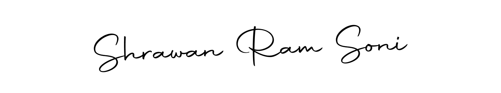 How to make Shrawan Ram Soni name signature. Use Autography-DOLnW style for creating short signs online. This is the latest handwritten sign. Shrawan Ram Soni signature style 10 images and pictures png