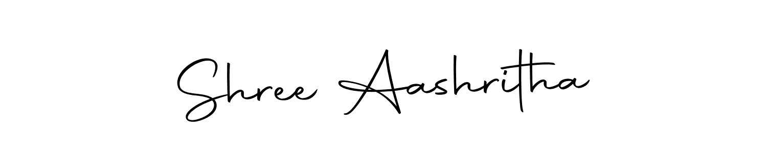 How to make Shree Aashritha signature? Autography-DOLnW is a professional autograph style. Create handwritten signature for Shree Aashritha name. Shree Aashritha signature style 10 images and pictures png