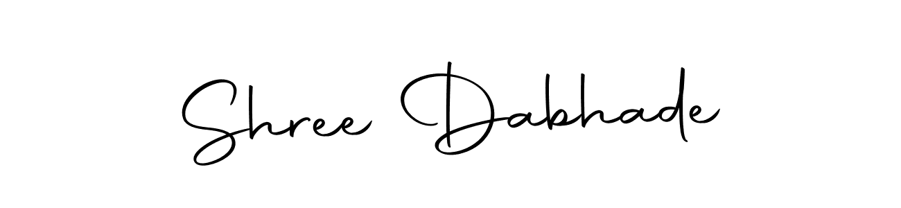 Create a beautiful signature design for name Shree Dabhade. With this signature (Autography-DOLnW) fonts, you can make a handwritten signature for free. Shree Dabhade signature style 10 images and pictures png