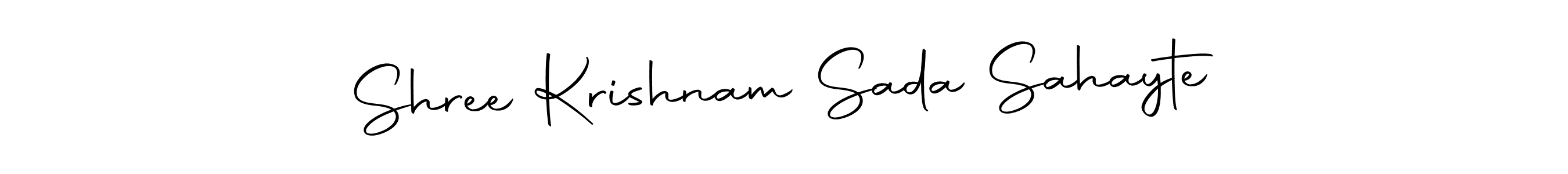 You should practise on your own different ways (Autography-DOLnW) to write your name (Shree Krishnam Sada Sahayte) in signature. don't let someone else do it for you. Shree Krishnam Sada Sahayte signature style 10 images and pictures png