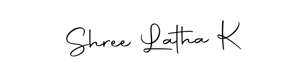 How to Draw Shree Latha K signature style? Autography-DOLnW is a latest design signature styles for name Shree Latha K. Shree Latha K signature style 10 images and pictures png