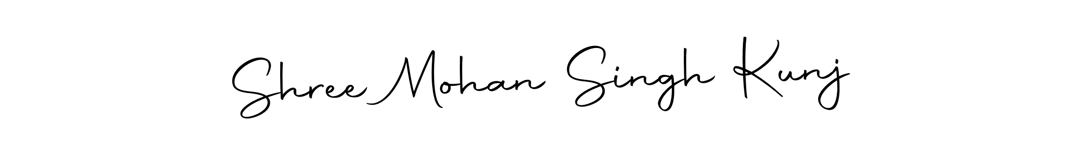 Design your own signature with our free online signature maker. With this signature software, you can create a handwritten (Autography-DOLnW) signature for name Shree Mohan Singh Kunj. Shree Mohan Singh Kunj signature style 10 images and pictures png