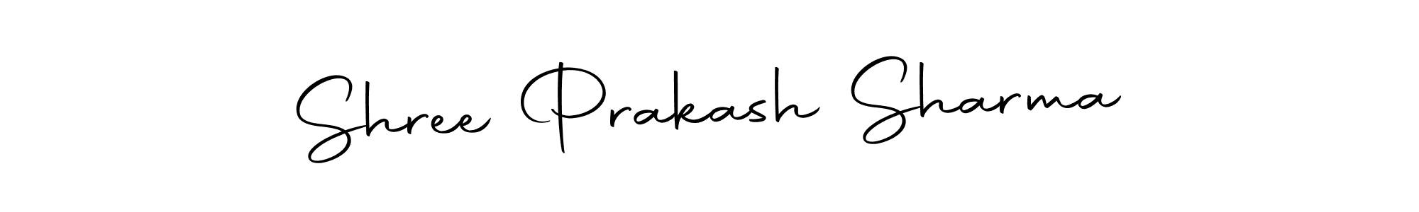 Design your own signature with our free online signature maker. With this signature software, you can create a handwritten (Autography-DOLnW) signature for name Shree Prakash Sharma. Shree Prakash Sharma signature style 10 images and pictures png