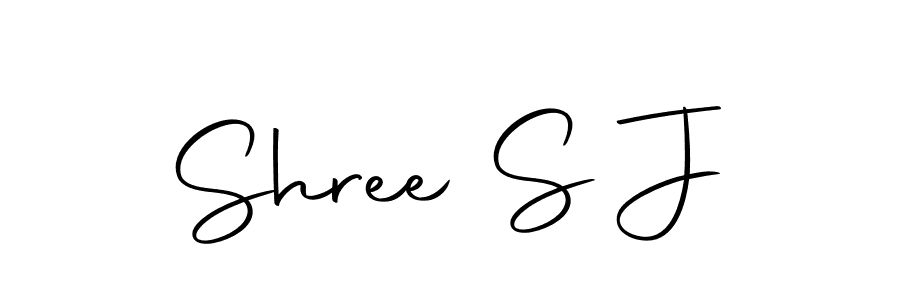 Create a beautiful signature design for name Shree S J. With this signature (Autography-DOLnW) fonts, you can make a handwritten signature for free. Shree S J signature style 10 images and pictures png