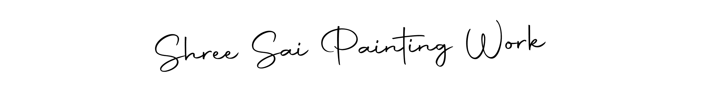 Make a short Shree Sai Painting Work signature style. Manage your documents anywhere anytime using Autography-DOLnW. Create and add eSignatures, submit forms, share and send files easily. Shree Sai Painting Work signature style 10 images and pictures png
