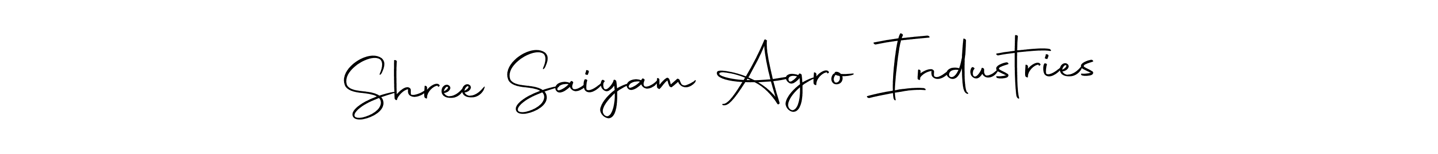 Use a signature maker to create a handwritten signature online. With this signature software, you can design (Autography-DOLnW) your own signature for name Shree Saiyam Agro Industries. Shree Saiyam Agro Industries signature style 10 images and pictures png