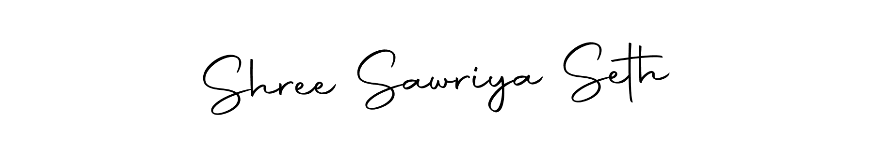 How to make Shree Sawriya Seth name signature. Use Autography-DOLnW style for creating short signs online. This is the latest handwritten sign. Shree Sawriya Seth signature style 10 images and pictures png