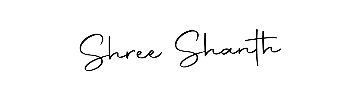 Use a signature maker to create a handwritten signature online. With this signature software, you can design (Autography-DOLnW) your own signature for name Shree Shanth. Shree Shanth signature style 10 images and pictures png