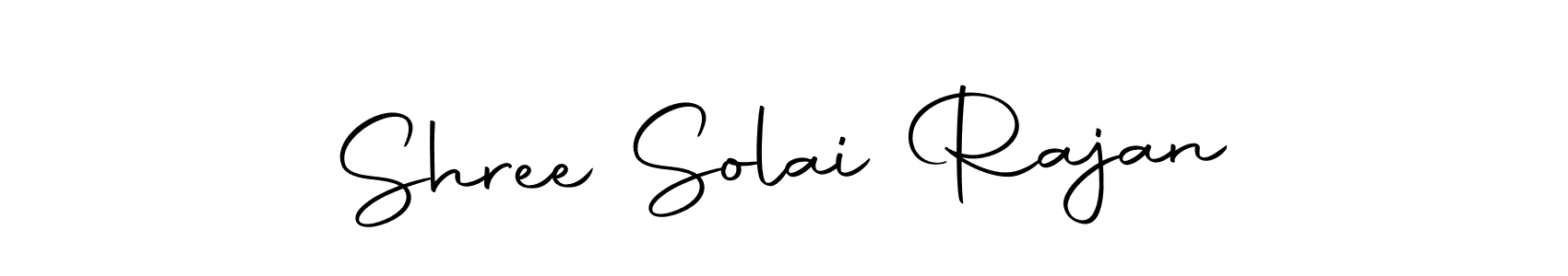 Make a beautiful signature design for name Shree Solai Rajan. Use this online signature maker to create a handwritten signature for free. Shree Solai Rajan signature style 10 images and pictures png