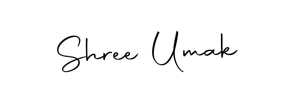 Make a beautiful signature design for name Shree Umak. With this signature (Autography-DOLnW) style, you can create a handwritten signature for free. Shree Umak signature style 10 images and pictures png