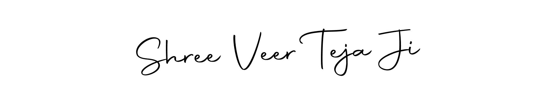 Create a beautiful signature design for name Shree Veer Teja Ji. With this signature (Autography-DOLnW) fonts, you can make a handwritten signature for free. Shree Veer Teja Ji signature style 10 images and pictures png