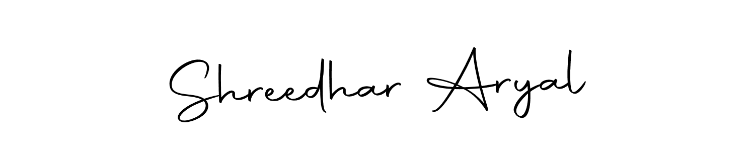 Make a short Shreedhar Aryal signature style. Manage your documents anywhere anytime using Autography-DOLnW. Create and add eSignatures, submit forms, share and send files easily. Shreedhar Aryal signature style 10 images and pictures png