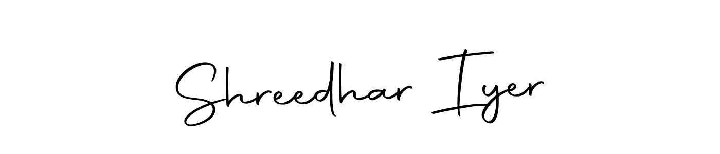 Shreedhar Iyer stylish signature style. Best Handwritten Sign (Autography-DOLnW) for my name. Handwritten Signature Collection Ideas for my name Shreedhar Iyer. Shreedhar Iyer signature style 10 images and pictures png