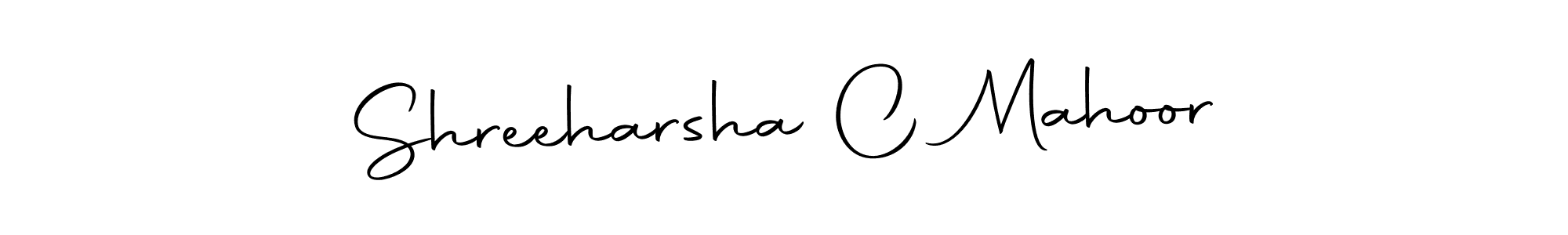 Make a beautiful signature design for name Shreeharsha C Mahoor. With this signature (Autography-DOLnW) style, you can create a handwritten signature for free. Shreeharsha C Mahoor signature style 10 images and pictures png