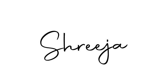 How to make Shreeja signature? Autography-DOLnW is a professional autograph style. Create handwritten signature for Shreeja name. Shreeja signature style 10 images and pictures png