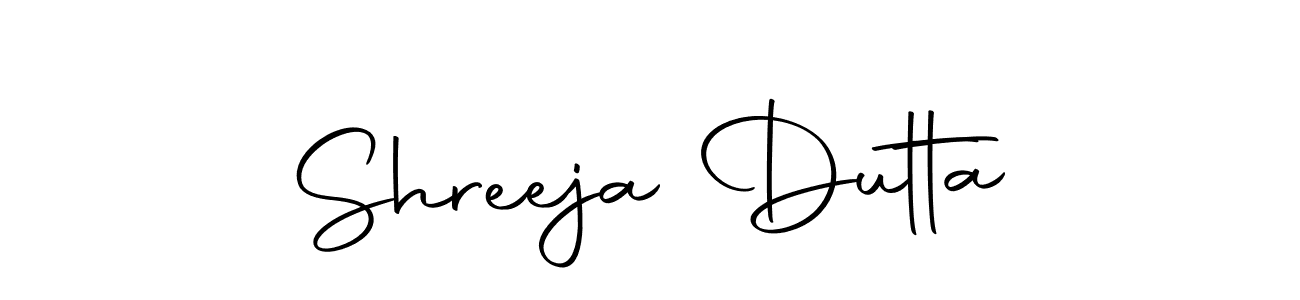 Design your own signature with our free online signature maker. With this signature software, you can create a handwritten (Autography-DOLnW) signature for name Shreeja Dutta. Shreeja Dutta signature style 10 images and pictures png