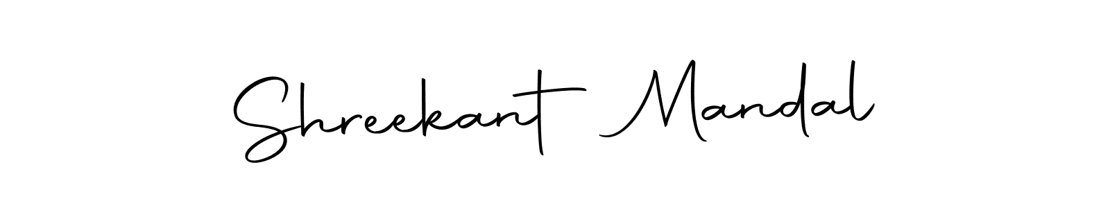 Make a short Shreekant Mandal signature style. Manage your documents anywhere anytime using Autography-DOLnW. Create and add eSignatures, submit forms, share and send files easily. Shreekant Mandal signature style 10 images and pictures png