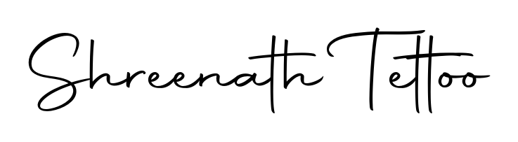Discover the perfect balance of readability and style for Shreenath Tettoo with Autography-DOLnW font. Create your dream signature today. Shreenath Tettoo signature style 10 images and pictures png