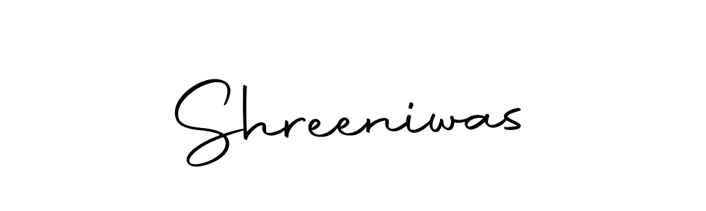 Use a signature maker to create a handwritten signature online. With this signature software, you can design (Autography-DOLnW) your own signature for name Shreeniwas. Shreeniwas signature style 10 images and pictures png