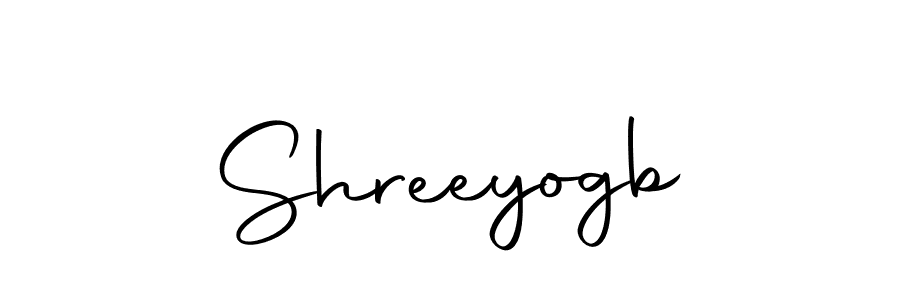 How to make Shreeyogb name signature. Use Autography-DOLnW style for creating short signs online. This is the latest handwritten sign. Shreeyogb signature style 10 images and pictures png