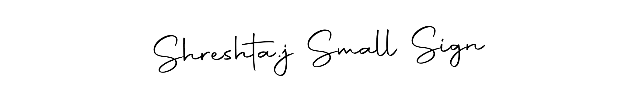 You should practise on your own different ways (Autography-DOLnW) to write your name (Shreshta.j Small Sign) in signature. don't let someone else do it for you. Shreshta.j Small Sign signature style 10 images and pictures png