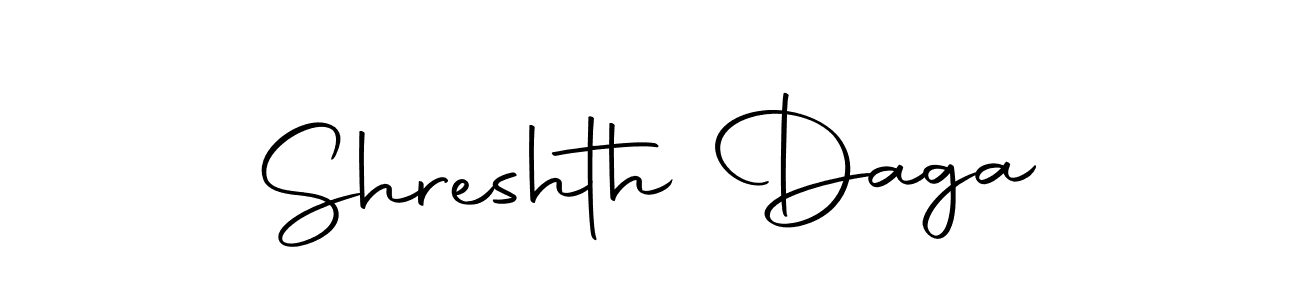 Design your own signature with our free online signature maker. With this signature software, you can create a handwritten (Autography-DOLnW) signature for name Shreshth Daga. Shreshth Daga signature style 10 images and pictures png