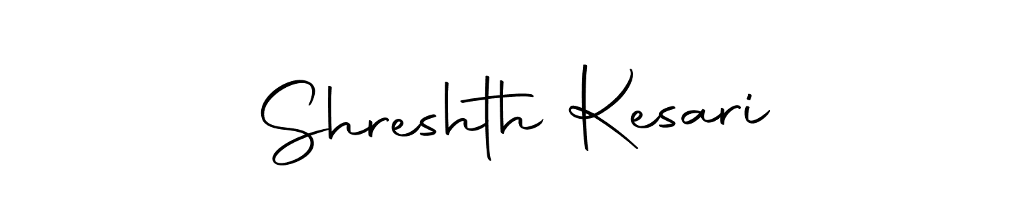 You should practise on your own different ways (Autography-DOLnW) to write your name (Shreshth Kesari) in signature. don't let someone else do it for you. Shreshth Kesari signature style 10 images and pictures png