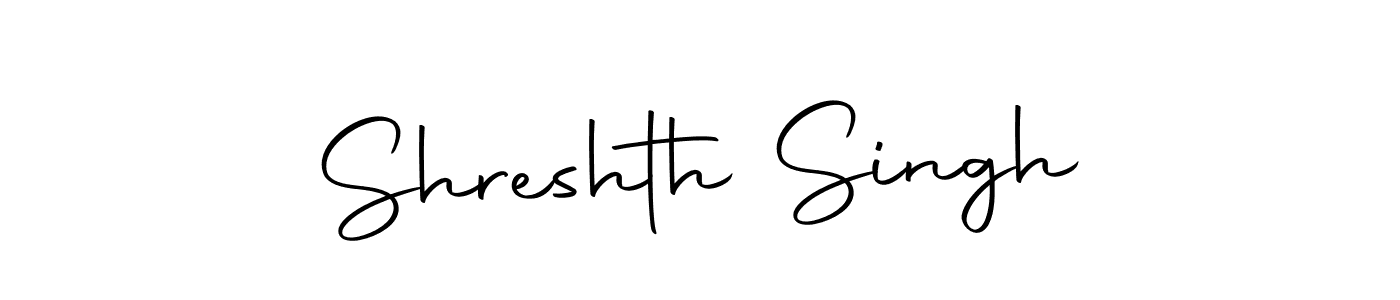 Create a beautiful signature design for name Shreshth Singh. With this signature (Autography-DOLnW) fonts, you can make a handwritten signature for free. Shreshth Singh signature style 10 images and pictures png
