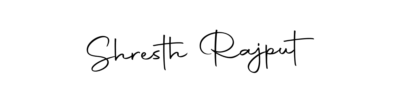 The best way (Autography-DOLnW) to make a short signature is to pick only two or three words in your name. The name Shresth Rajput include a total of six letters. For converting this name. Shresth Rajput signature style 10 images and pictures png