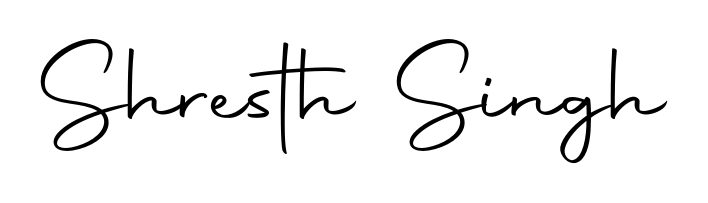 Make a beautiful signature design for name Shresth Singh. Use this online signature maker to create a handwritten signature for free. Shresth Singh signature style 10 images and pictures png
