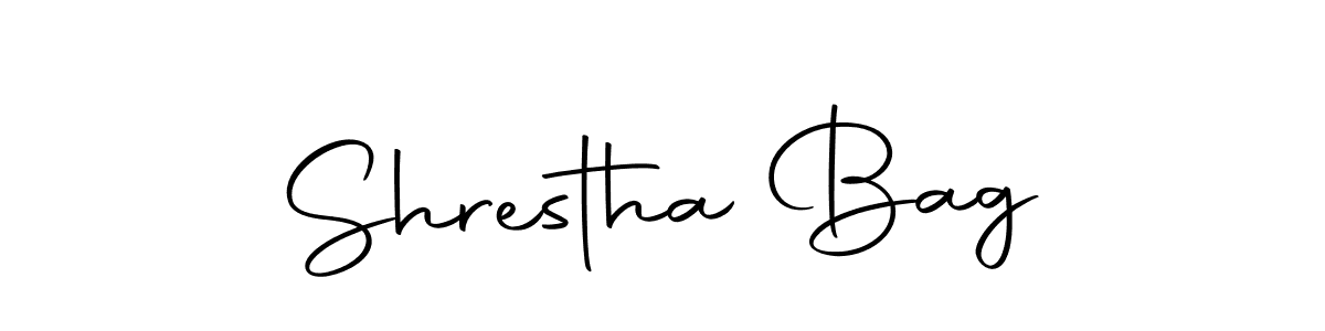 How to make Shrestha Bag name signature. Use Autography-DOLnW style for creating short signs online. This is the latest handwritten sign. Shrestha Bag signature style 10 images and pictures png