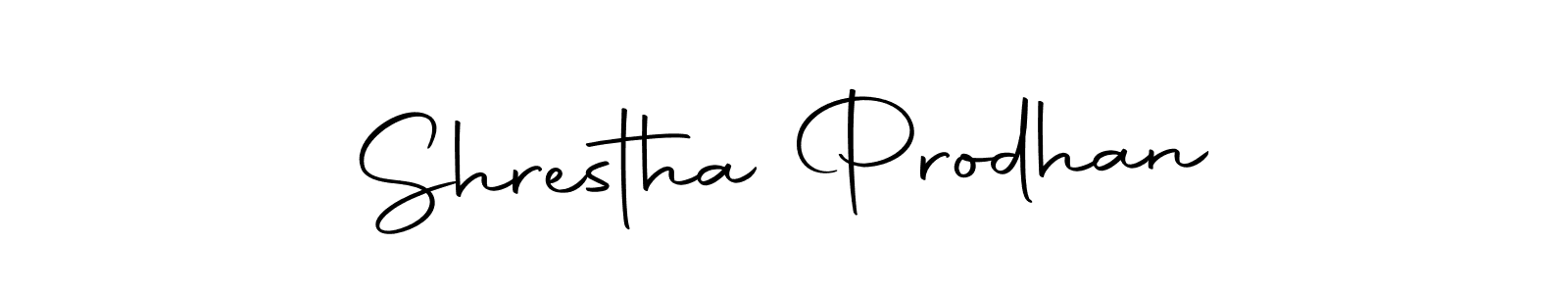 Make a beautiful signature design for name Shrestha Prodhan. With this signature (Autography-DOLnW) style, you can create a handwritten signature for free. Shrestha Prodhan signature style 10 images and pictures png