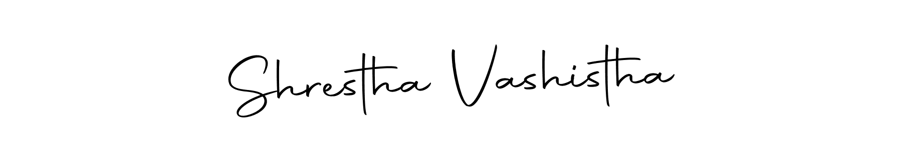 Create a beautiful signature design for name Shrestha Vashistha. With this signature (Autography-DOLnW) fonts, you can make a handwritten signature for free. Shrestha Vashistha signature style 10 images and pictures png