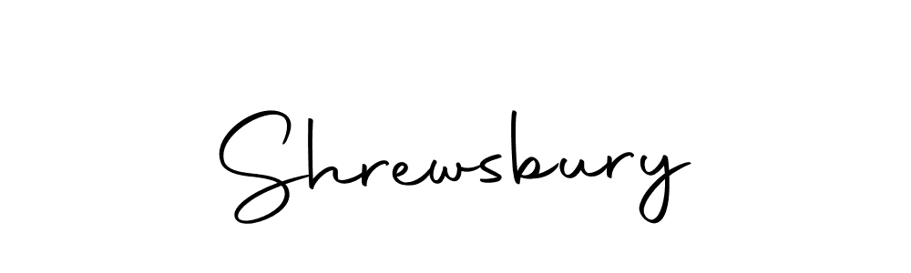 Create a beautiful signature design for name Shrewsbury. With this signature (Autography-DOLnW) fonts, you can make a handwritten signature for free. Shrewsbury signature style 10 images and pictures png