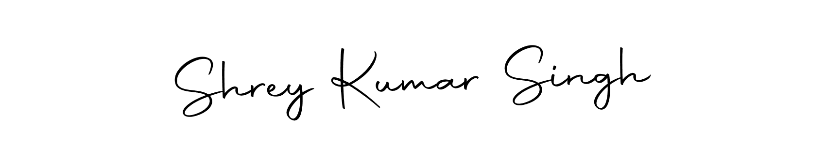 Create a beautiful signature design for name Shrey Kumar Singh. With this signature (Autography-DOLnW) fonts, you can make a handwritten signature for free. Shrey Kumar Singh signature style 10 images and pictures png