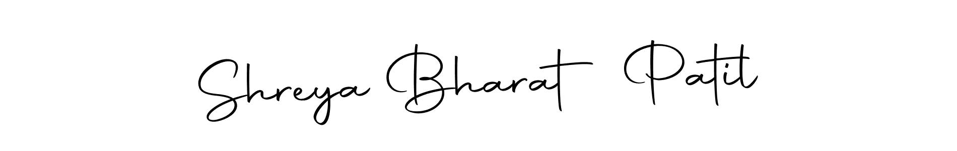 How to make Shreya Bharat Patil name signature. Use Autography-DOLnW style for creating short signs online. This is the latest handwritten sign. Shreya Bharat Patil signature style 10 images and pictures png