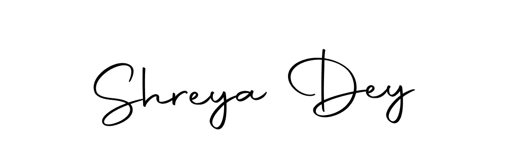 The best way (Autography-DOLnW) to make a short signature is to pick only two or three words in your name. The name Shreya Dey include a total of six letters. For converting this name. Shreya Dey signature style 10 images and pictures png