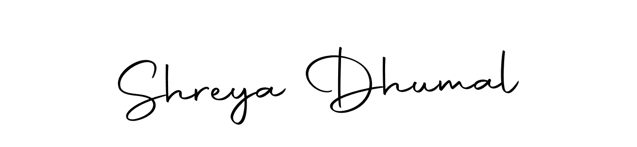 You can use this online signature creator to create a handwritten signature for the name Shreya Dhumal. This is the best online autograph maker. Shreya Dhumal signature style 10 images and pictures png