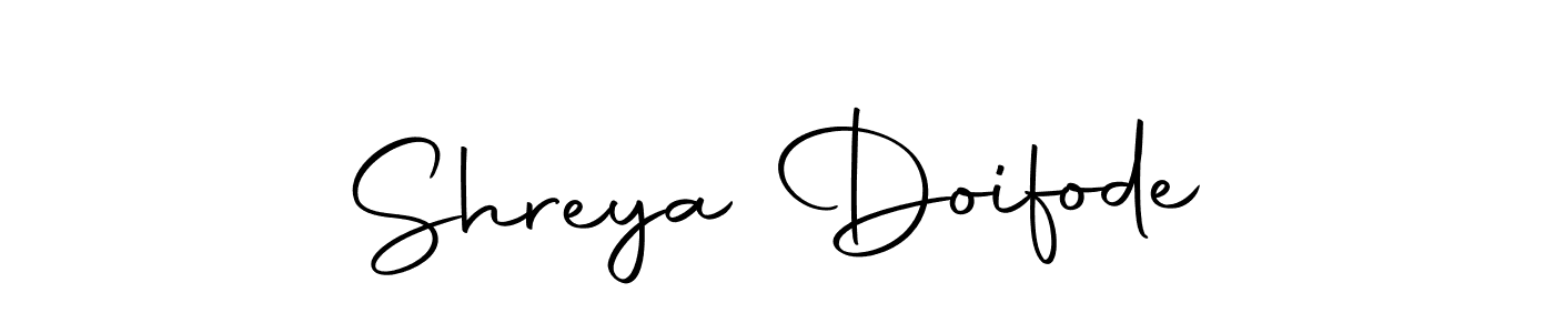 Make a beautiful signature design for name Shreya Doifode. Use this online signature maker to create a handwritten signature for free. Shreya Doifode signature style 10 images and pictures png