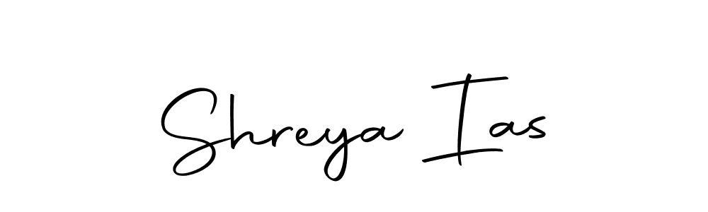 How to make Shreya Ias name signature. Use Autography-DOLnW style for creating short signs online. This is the latest handwritten sign. Shreya Ias signature style 10 images and pictures png