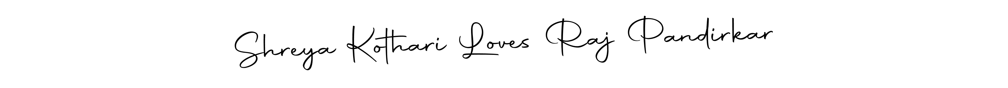 Make a beautiful signature design for name Shreya Kothari Loves Raj Pandirkar. With this signature (Autography-DOLnW) style, you can create a handwritten signature for free. Shreya Kothari Loves Raj Pandirkar signature style 10 images and pictures png