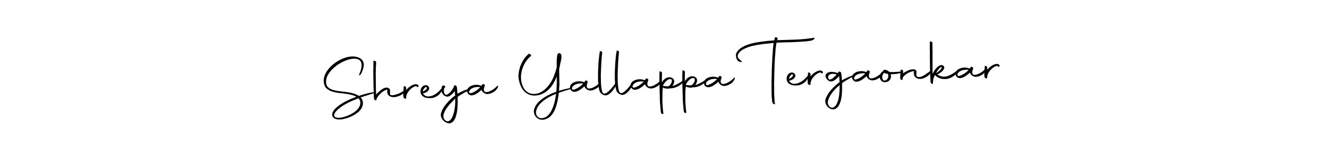 Make a beautiful signature design for name Shreya Yallappa Tergaonkar. With this signature (Autography-DOLnW) style, you can create a handwritten signature for free. Shreya Yallappa Tergaonkar signature style 10 images and pictures png