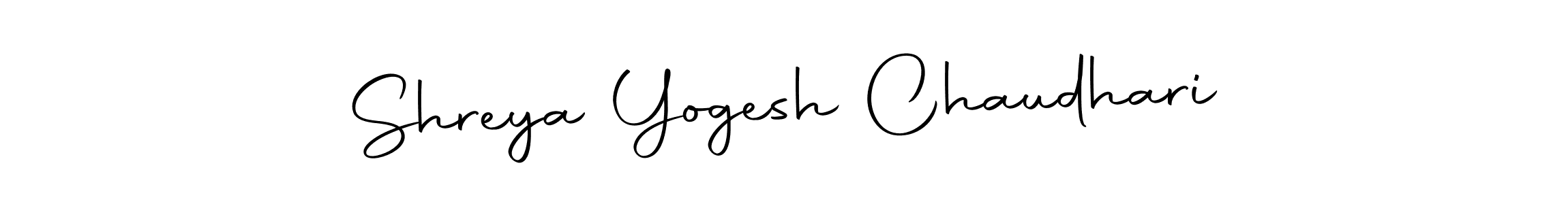 Make a beautiful signature design for name Shreya Yogesh Chaudhari. With this signature (Autography-DOLnW) style, you can create a handwritten signature for free. Shreya Yogesh Chaudhari signature style 10 images and pictures png