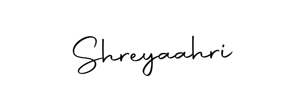 How to make Shreyaahri name signature. Use Autography-DOLnW style for creating short signs online. This is the latest handwritten sign. Shreyaahri signature style 10 images and pictures png