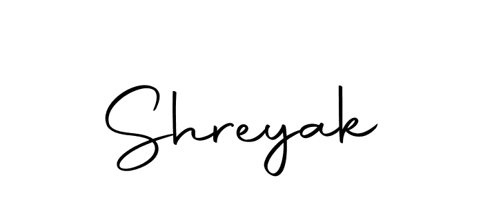 Make a beautiful signature design for name Shreyak. With this signature (Autography-DOLnW) style, you can create a handwritten signature for free. Shreyak signature style 10 images and pictures png