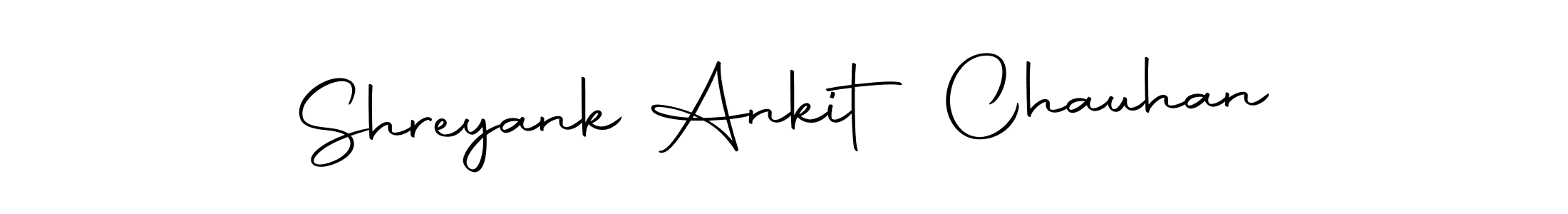 Create a beautiful signature design for name Shreyank Ankit Chauhan. With this signature (Autography-DOLnW) fonts, you can make a handwritten signature for free. Shreyank Ankit Chauhan signature style 10 images and pictures png