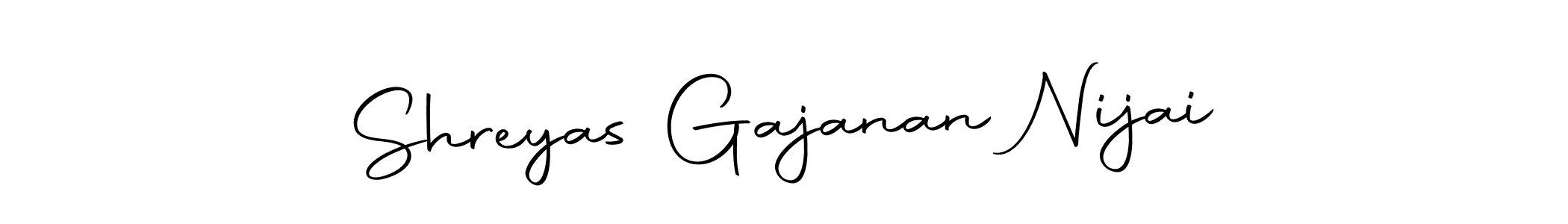 Also You can easily find your signature by using the search form. We will create Shreyas Gajanan Nijai name handwritten signature images for you free of cost using Autography-DOLnW sign style. Shreyas Gajanan Nijai signature style 10 images and pictures png