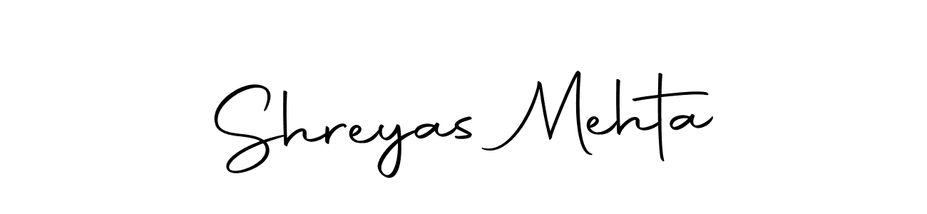 Design your own signature with our free online signature maker. With this signature software, you can create a handwritten (Autography-DOLnW) signature for name Shreyas Mehta. Shreyas Mehta signature style 10 images and pictures png