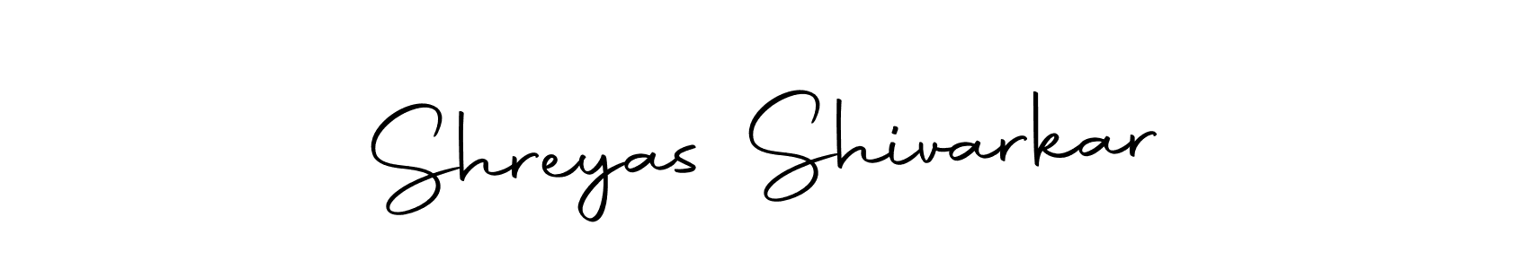 How to make Shreyas Shivarkar name signature. Use Autography-DOLnW style for creating short signs online. This is the latest handwritten sign. Shreyas Shivarkar signature style 10 images and pictures png